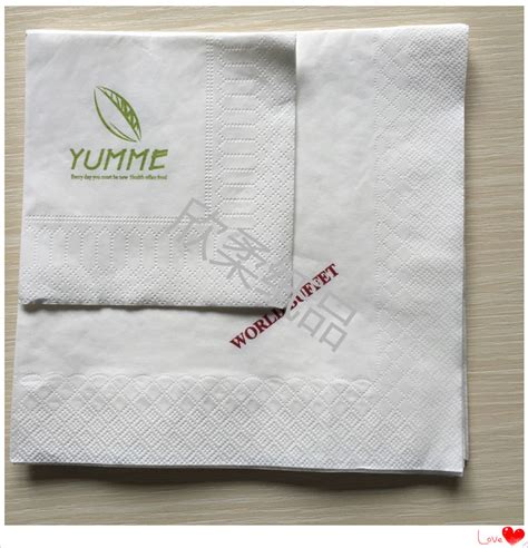 方纸巾270双层餐巾纸印刷logo酒店餐厅同款方巾纸定制一次性批发-阿里巴巴