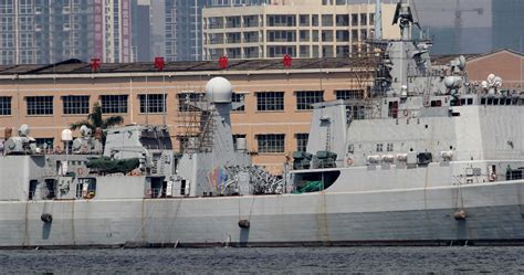 老舰新春！中国051B型深圳号驱逐舰改装后出航_新浪图片