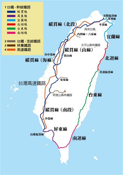 台北捷运地铁 - 地铁线路图