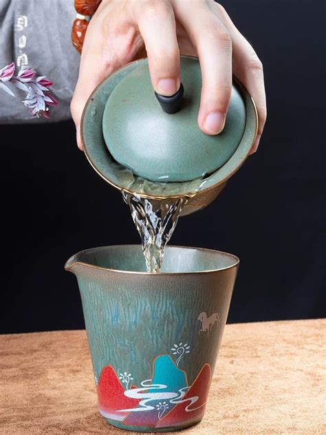 陶瓷彩绘茶杯-设计案例_彩虹设计网