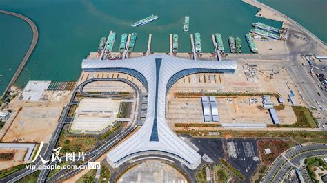 海南海口：新海滚装码头客运综合枢纽站项目建设忙-人民图片网