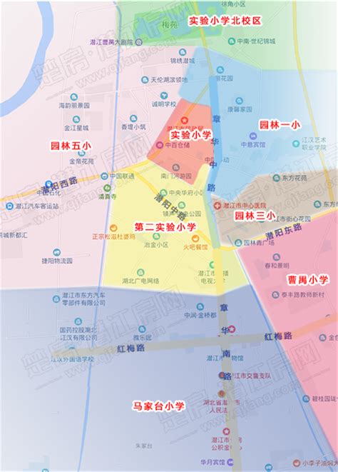 2020年潜江城区中小学学区划分方案出炉_潜江房网