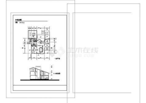 3层334.5平米中档型别墅建筑设计方案CAD图纸设计_别墅建筑_土木在线