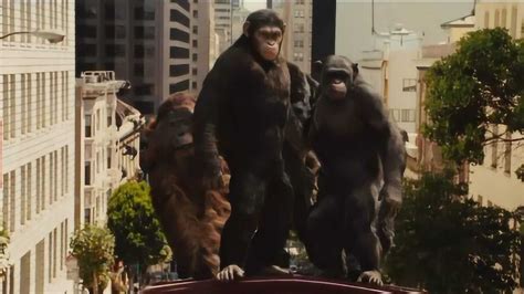 《猩球崛起1》当猩猩有了自我保护意识，人类将会面临一场灾难_腾讯视频