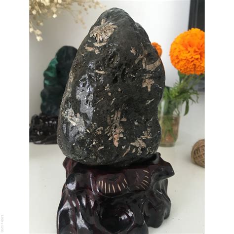 菊花石原石图片