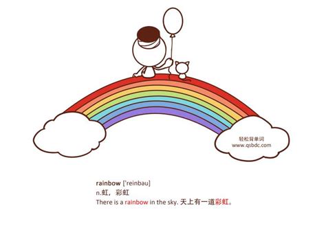 rainbow的中文意思_rainbow单词的级别、释义、真人发音、例句_轻松背单词QSBDC