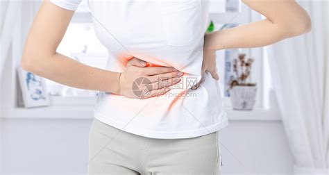 肚子疼痛的女性图片素材-正版创意图片401593512-摄图网