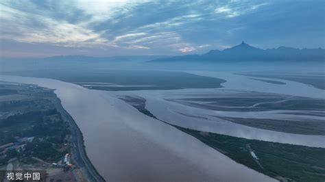 内蒙古乌海：航拍黄河自然风光