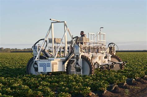 南农大自主研发高架草莓采摘机器人-现代快报网