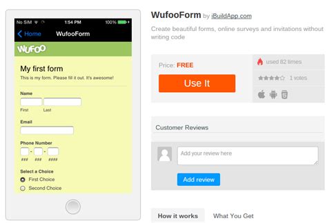 Login to your Wufoo Builder Account for Online Web... - iBuildApp