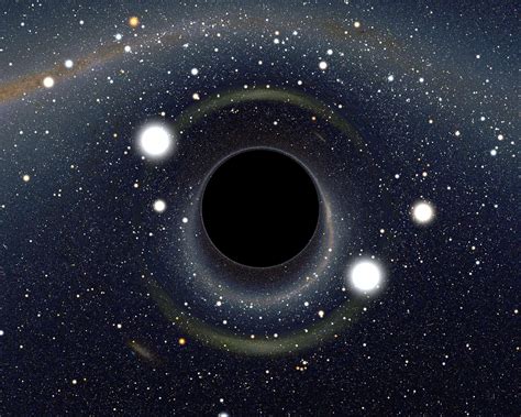 银河系中心的超大质量黑洞周围聚集着三个神秘的巨型天体|黑洞|银河系中心|天体_新浪新闻