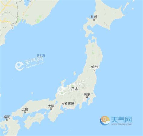 日本地形图图片