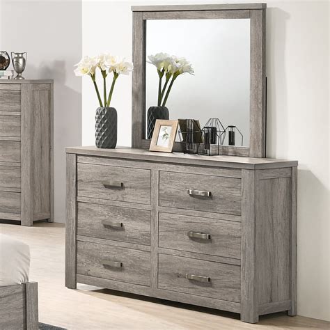Universal Furniture Ardmore 12-Drawer Triple Dresser with Wall Mirror ...