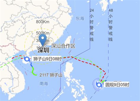 2021第18号台风圆规路径动态查询入口_深圳之窗