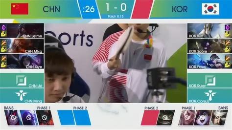 英雄联盟亚运会决赛视频中国VS韩国第二场_腾讯视频