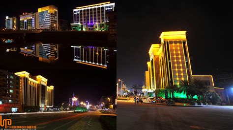 广东河源市和平县市政大楼建筑照明项目方案设计 - 设计|创意|资源|交流