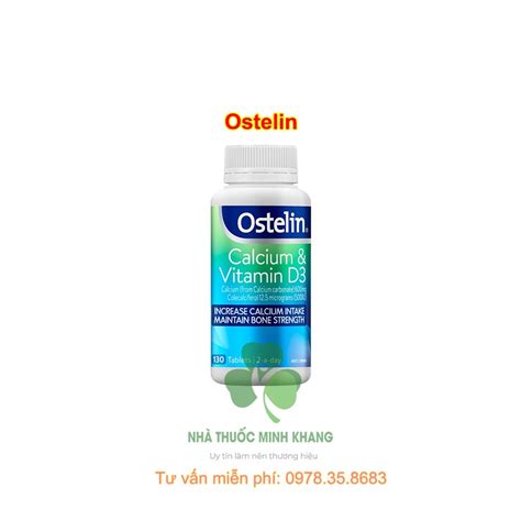 Ostelin Calcium Vitamin D3 cho phụ nữ sau sinh