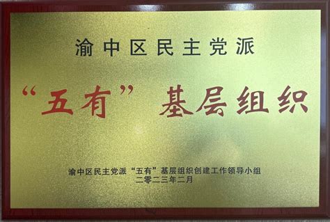 我校民革支部获批渝中区首批民主党派“五有”基层组织-重庆科技大学