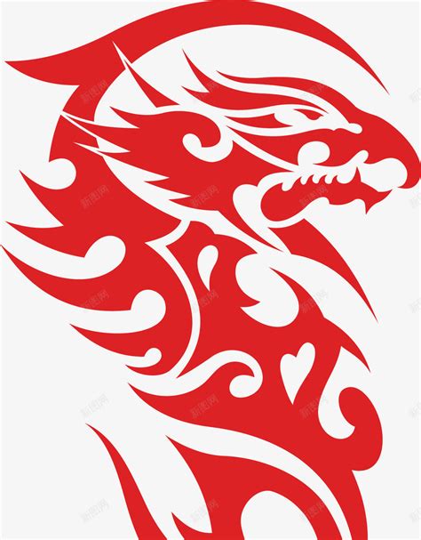 中国传统龙logo图标 - 标小智