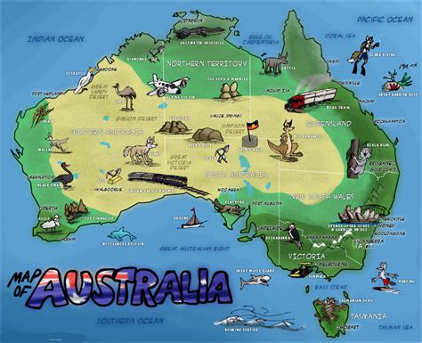 澳洲各大城市地图_澳洲地图简图 - 随意云