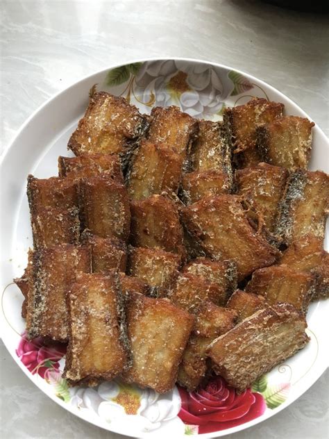 油炸带鱼段图片