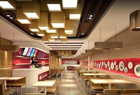 特色中式快餐店装修设计案例-杭州众策装饰装修公司