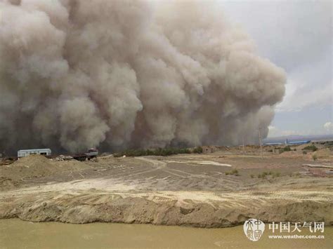 灾难大片即视感！一组图展现沙尘暴来袭的震撼场面-图片-中国天气网