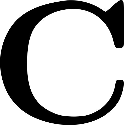 Black Letter C Logo - LogoDix