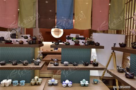 新中式禅意陶瓷功夫茶具套装墨绿茶壶茶杯托盘样板房软装饰品摆件-美间设计