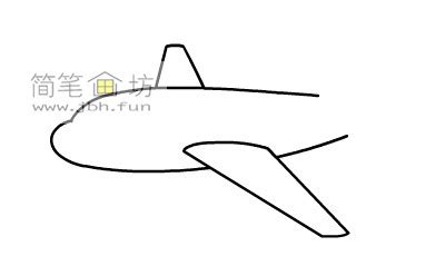 波音777客机的简笔画,波音777客机的画,c919飞机绘画_大山谷图库