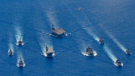 美日澳加四国海军西太平洋联合演习 三国出动航母_凤凰网