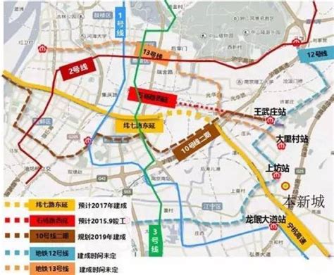 4大中心、8条地铁线，南京建邺区最新国土空间规划 - 南京地铁 地铁e族