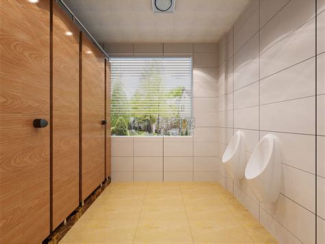 公共卫生间WC设计案例-梁方泠设计作品效果图-源创星