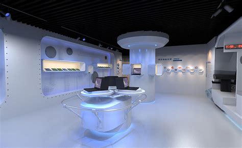 现代简约时尚科技展厅展馆3d效果图设计制作|三维|展览|思海设计 - 原创作品 - 站酷 (ZCOOL)