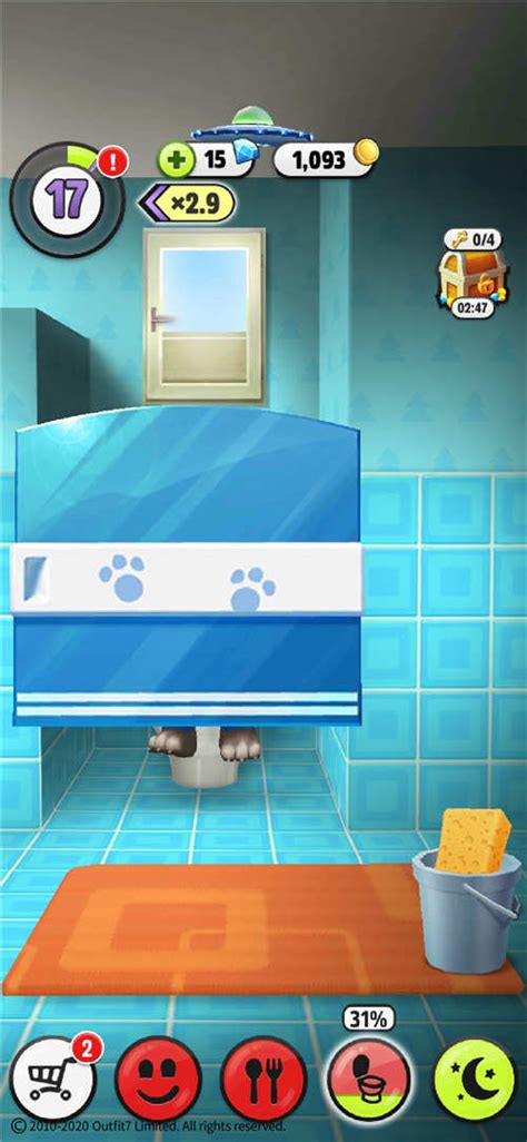 《我的汤姆猫》新手攻略：上厕所，洗澡也能加经验！ - 我的汤姆猫攻略-小米游戏中心