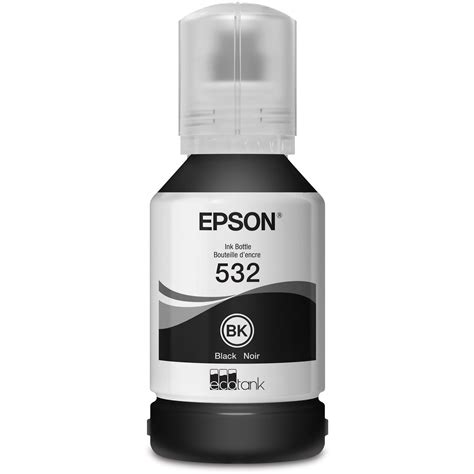 Genuine Epson 532 Black Ink Bottle-12348318