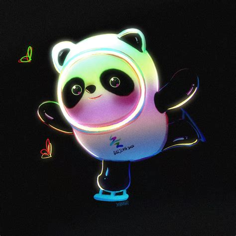 古风冰墩墩头像女生可爱
