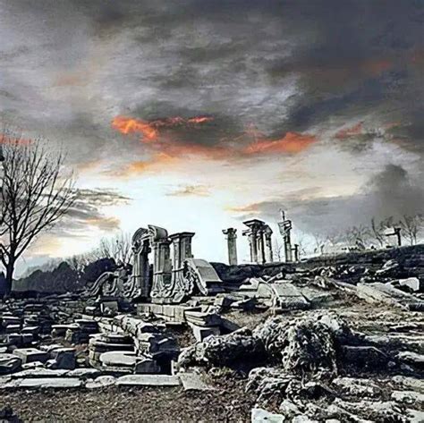 圆明园被焚12年后拍摄的罕见12张照片（第二页） - 图说历史|国内 - 华声论坛