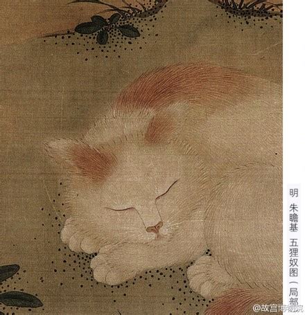 古画中的猫,“黄身白肚者，名金被银床”