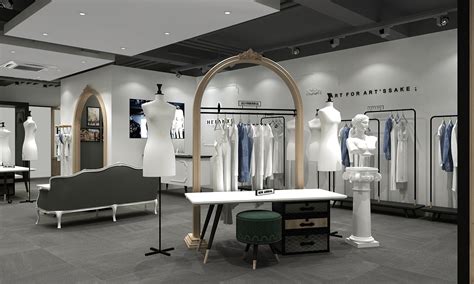 品牌服装店铺设计 空间设计_观隐设计工作室-站酷ZCOOL