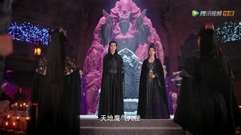《重紫》的大结局，秦珂为了修复六界碑而牺牲，封印亡月_腾讯视频