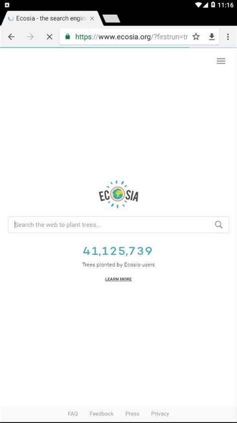 推荐一个“绿色”搜索引擎Ecosia - 宇哥博客