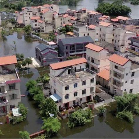 梧州：万秀区5万多人受灾 夏郢镇遭遇洪涝_摄影_水位_良江
