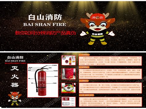 白山消防制作“3·15”消防产品真伪识别海报加大宣传力度-中国吉林网
