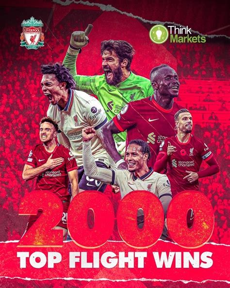 利物浦取队史顶级联赛第2000场胜利，是英格兰首支达此成就的球队-直播吧zhibo8.cc