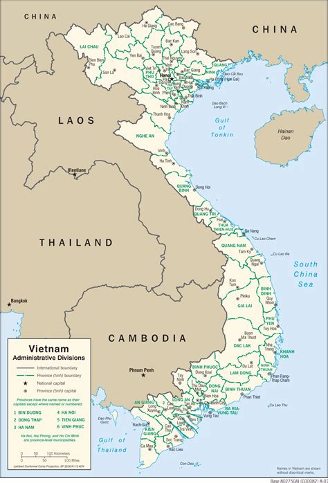 越南行政地图 - 越南地图 - 地理教师网