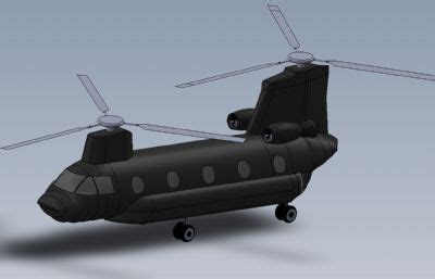 CH-47运输直升机,Chinook,支奴干3d模型图纸_其他模型下载-摩尔网CGMOL
