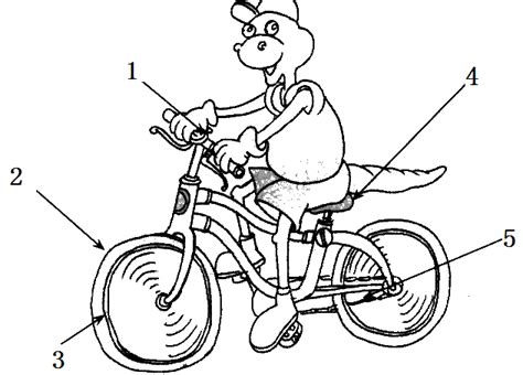 彩色又简单的自行车绘制教程 自行车简笔画怎么画简单又好看-露西学画画
