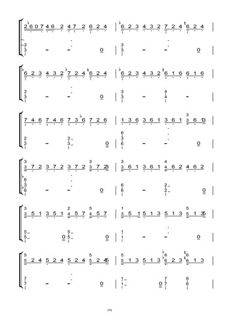 月光奏鸣曲第三乐章双手简谱预览7-钢琴谱文件（五线谱、双手简谱、数字谱、Midi、PDF）免费下载