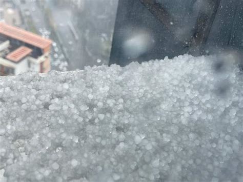 刚刚，柳州下冰雹了！